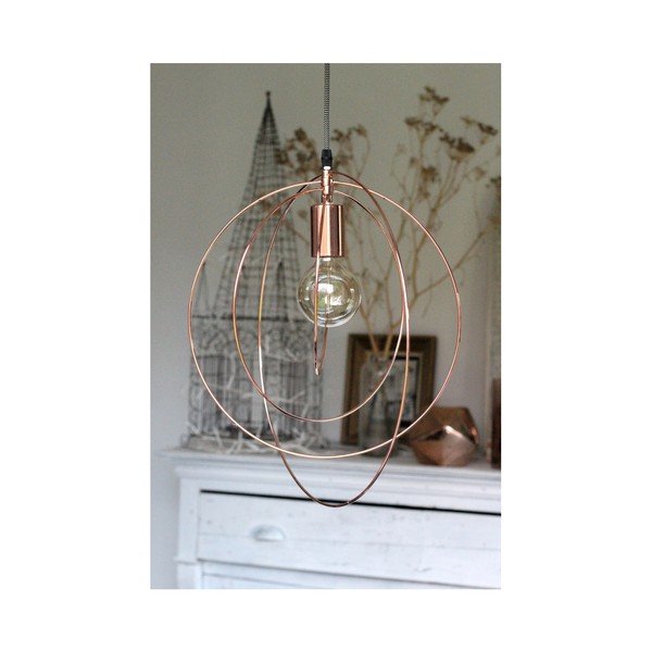 Lampa
  wisząca w kolorze miedzi Red Cartel Circles-image-1