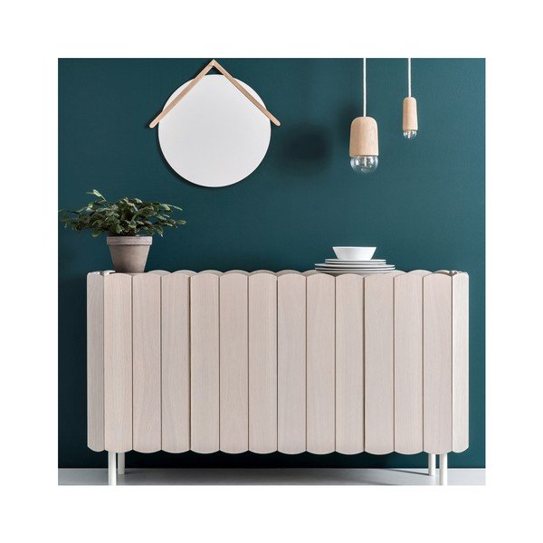 Lampa wisząca w naturalnym odcieniu drewna HARTÔ Luciana-image-3