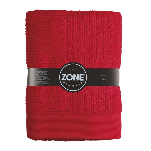 Ręcznik, 140x70 cm, czerwony