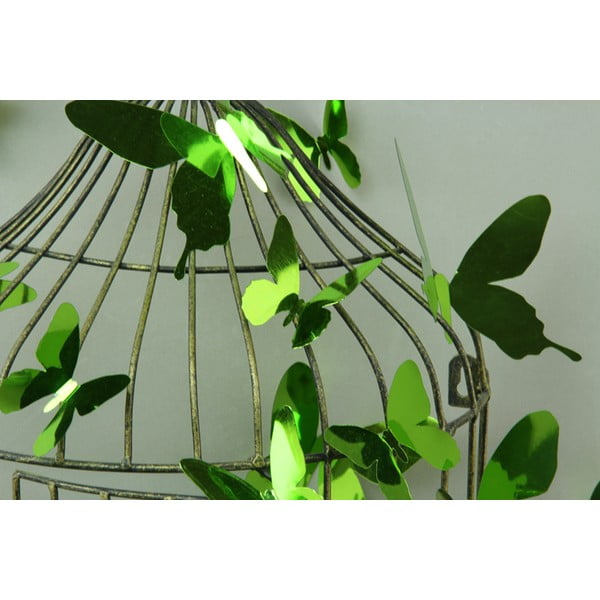 Zestaw 12 naklejek 3D Fanastick Butterflies Green-image-3