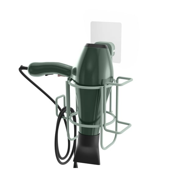 Samoprzylepny metalowy uchwyt na suszarkę do włosów Grena – Compactor-image-3