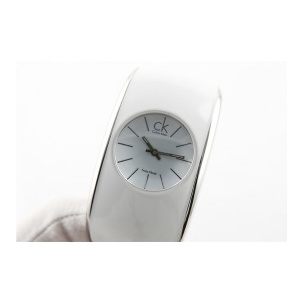 Biały zegarek damski Calvin Klein K6003101
