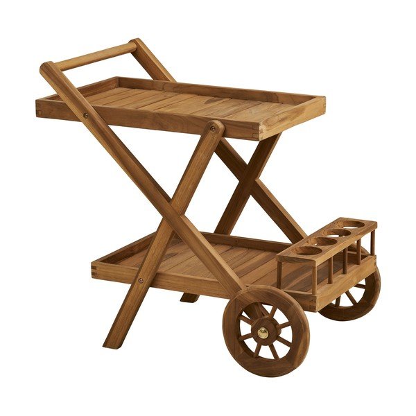 Barek na kółkach z litego drewna 50x86 cm Pasaku – House Nordic-image-2