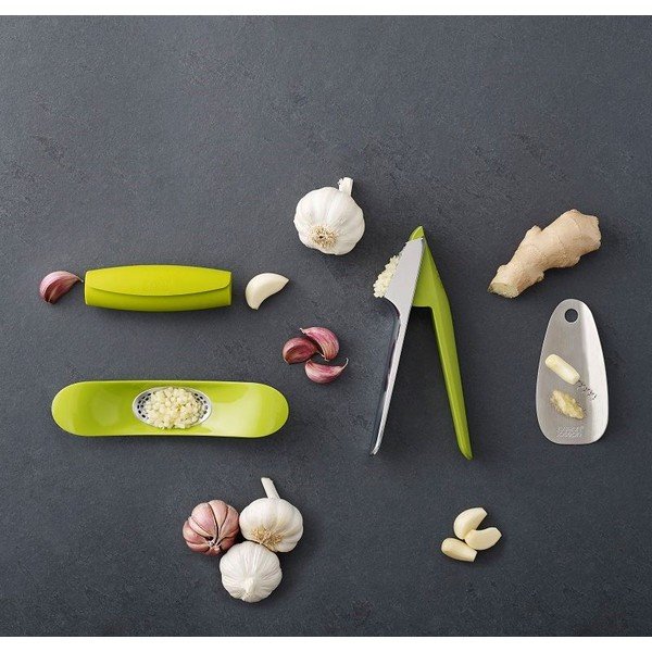 Zielony wyciskacz do czosnku Joseph Joseph Garlic Rocker-image-4