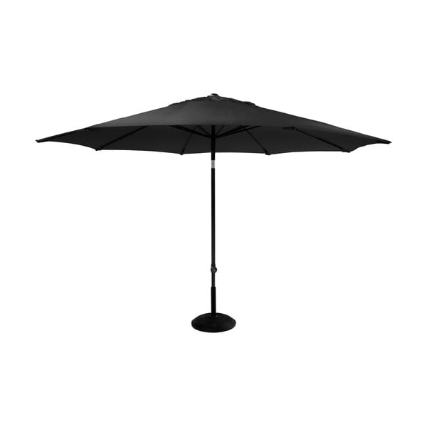 Ciemnoszary parasol ogrodowy Hartman Solar, ø 300 cm