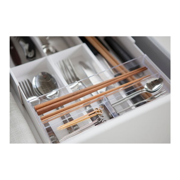 Jasny wkład na sztućce do szuflady YAMAZAKI Tower-image-2