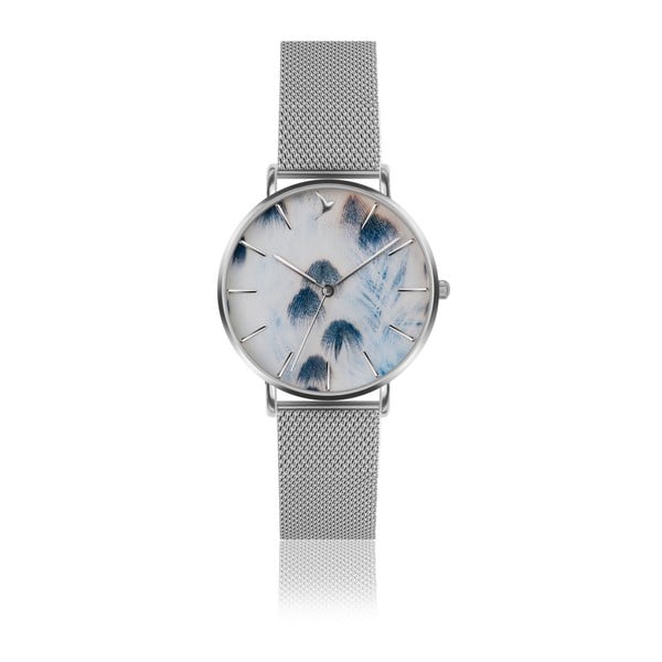 Zegarek damski z bransoletką ze stali nierdzewnej w srebrnym kolorze Emily Westwood Nataly