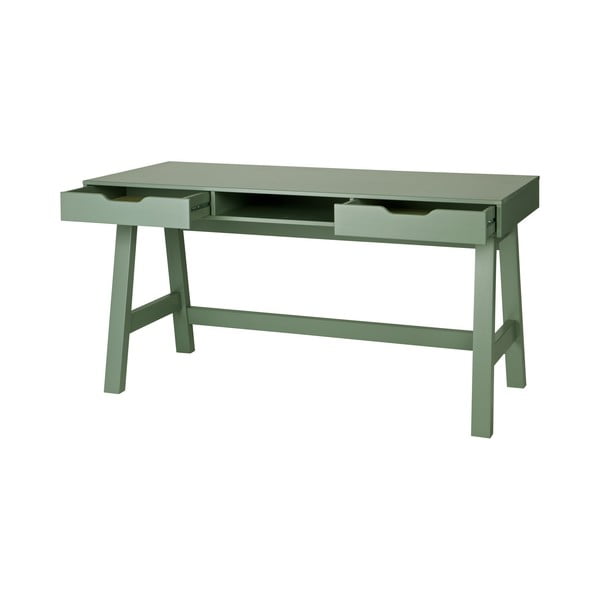 Zielone biurko WOOOD Nikki-image-4