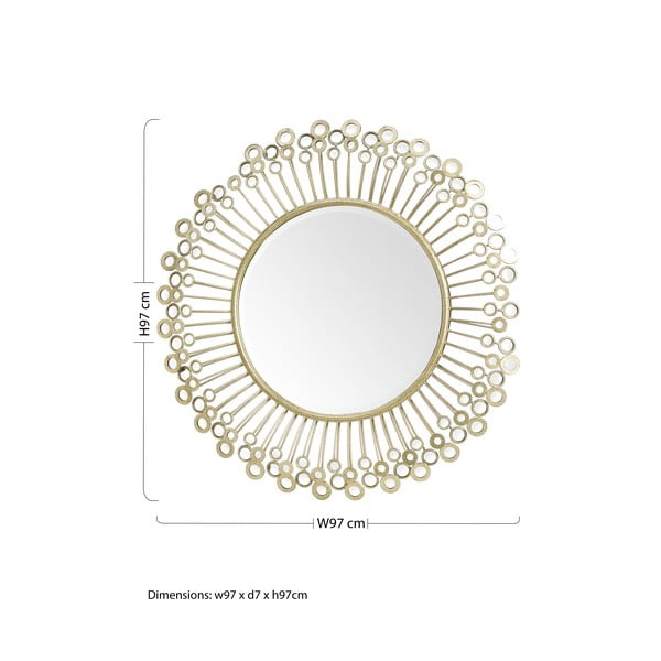 Lustro ścienne ø 97 cm – Premier Housewares-image-2