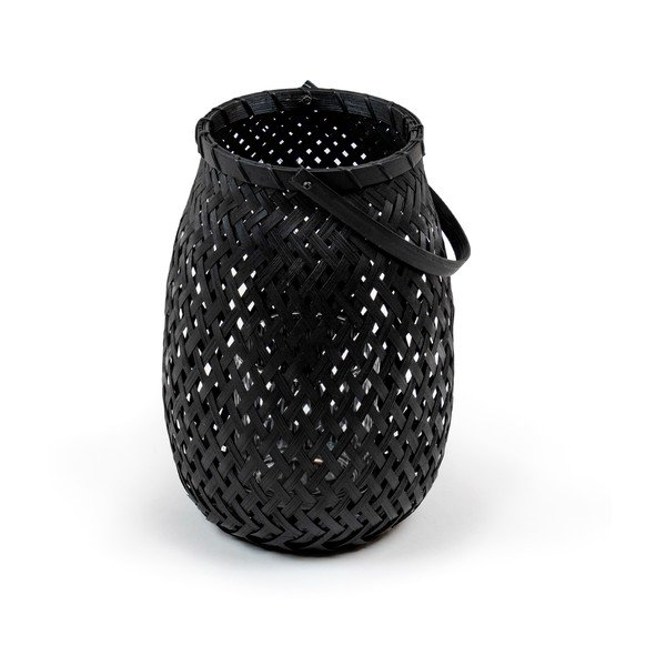 Czarny lampion bambusowy Compactor Bamboo Lantern, ⌀ 18 cm-image-4