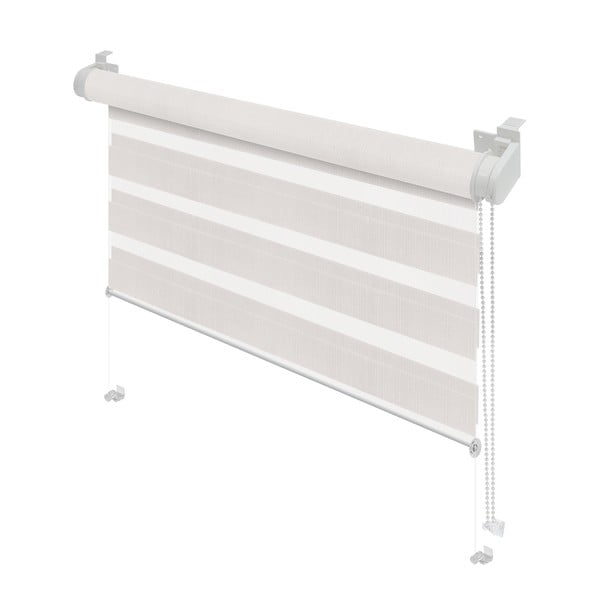 Biała roleta dzień i noc 42,5x150 cm Zebra – Gardinia-image-1