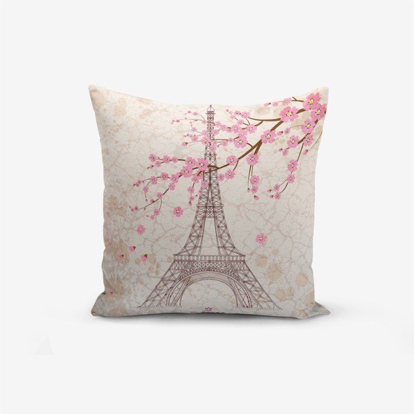 Poszewka na poduszkę z domieszką bawełny Minimalist Cushion Covers Eiffel, 45x45 cm
