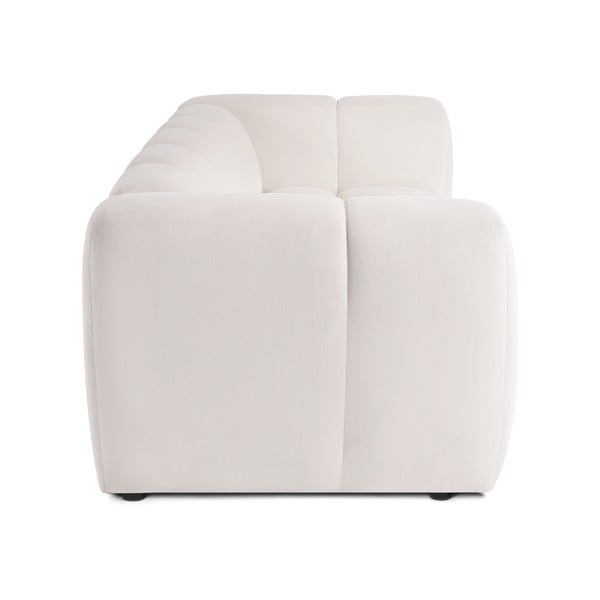 Kremowa aksamitna sofa 225 cm Cube – Bonami Selection-image-3