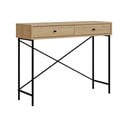 Konsola z blatem w dekorze dębu 35x110 cm Titan – Marckeric