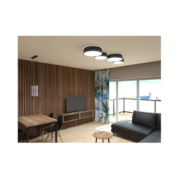 Czarna lampa sufitowa Sollux Atis-image-1