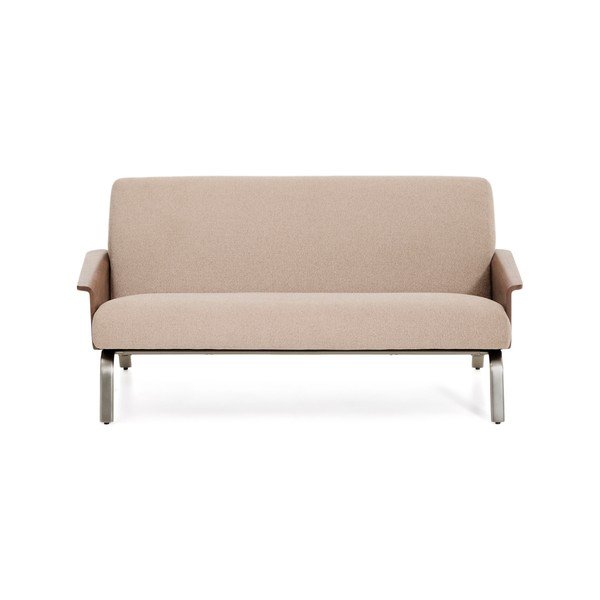 Jasnobrązowa sofa z tkaniny szenilowej 165 cm Amsen – Kave Home