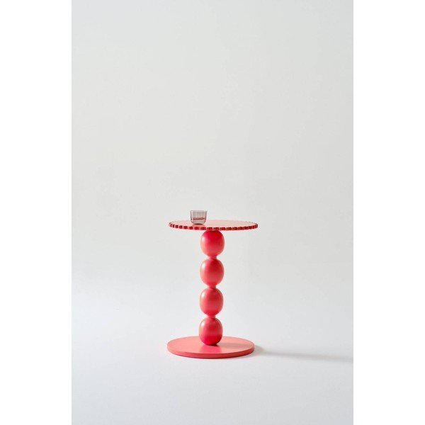 Okrągły stolik z litego drewna mango ø 44 cm Ives – Jotex-image-2