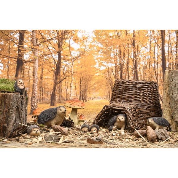 Figurka ogrodowa z żywicy polimerowej Hedgehog – Esschert Design-image-1