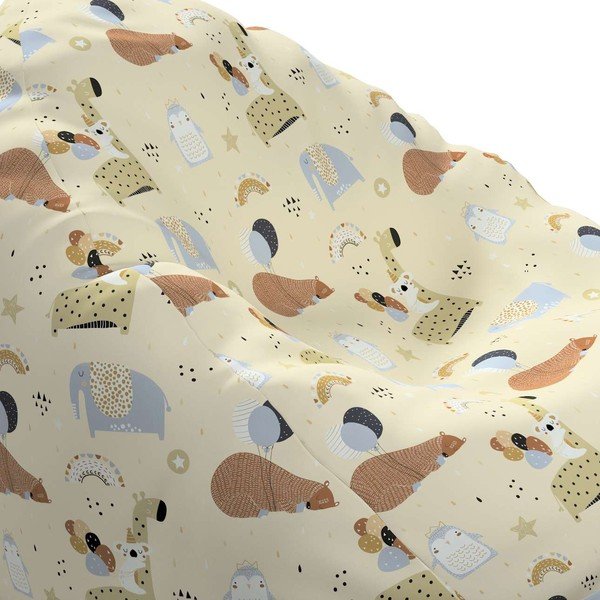 Beżowy worek do siedzenia dla dzieci Magic – Yellow Tipi-image-1