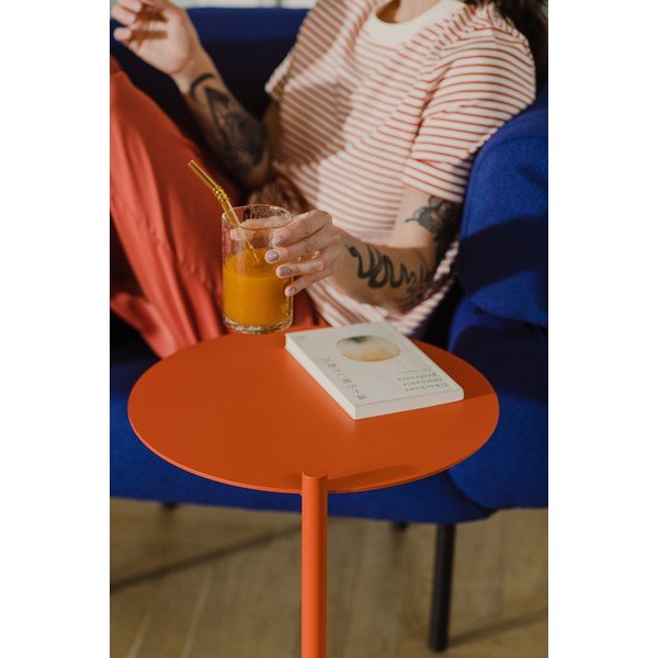 Stalowy okrągły stolik 41x40 cm Ande – noo.ma-image-4