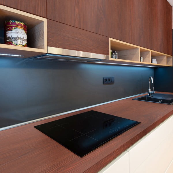 Naklejka na meble 200x60 cm Dark Walnut Wood – Ambiance-image-4