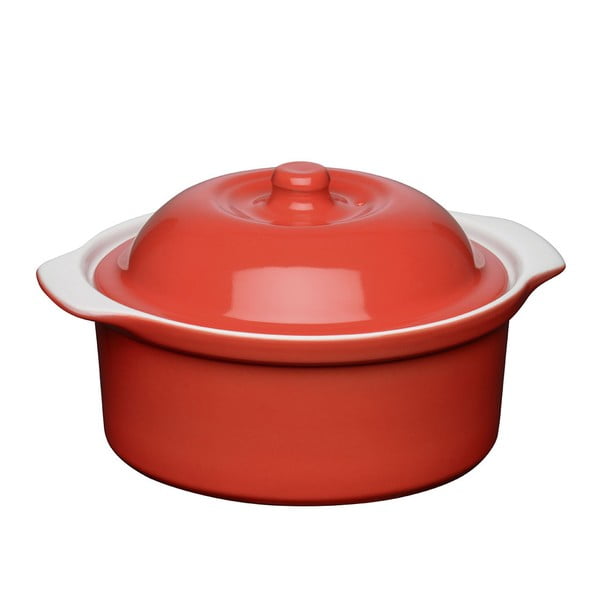 Czerwona naczynie do casserole Premier Housewares Oven Love
