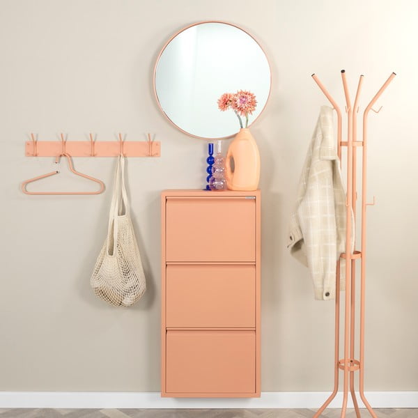 Łososiowy metalowy wieszak ścienny 70 cm Fusion – Spinder Design-image-4