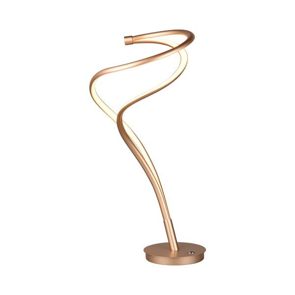 Lampa stołowa LED w kolorze złota z metalowym kloszem (wys. 56 cm) Nala – Trio Select-image-3