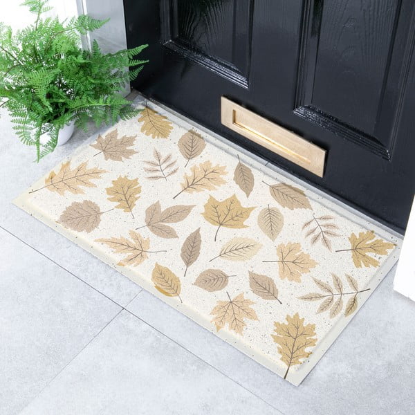 Wycieraczka 40x70 cm Autumn Neutral Leaves – Artsy Doormats-image-1