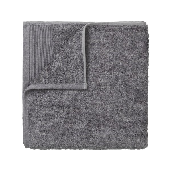 Ciemnoszary bawełniany ręcznik Blomus, 100x50 cm
