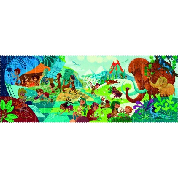 Puzzle Podróż do prehistorii Londji, 100 elementów-image-1