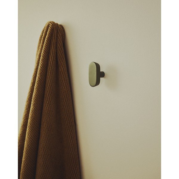 Zielone ścienne haczyki zestaw 2 szt. z litego drewna bukowego Arely – Kave Home-image-1