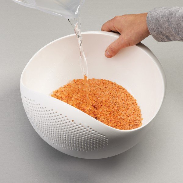 Zielona miska z durszlakiem Joseph Joseph Prep&Serve, dł. 29 cm-image-1