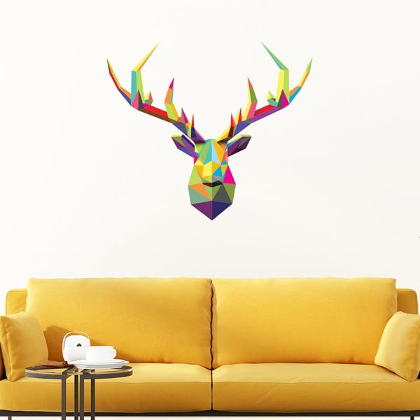 Naklejka Ambiance Deer Multicolor