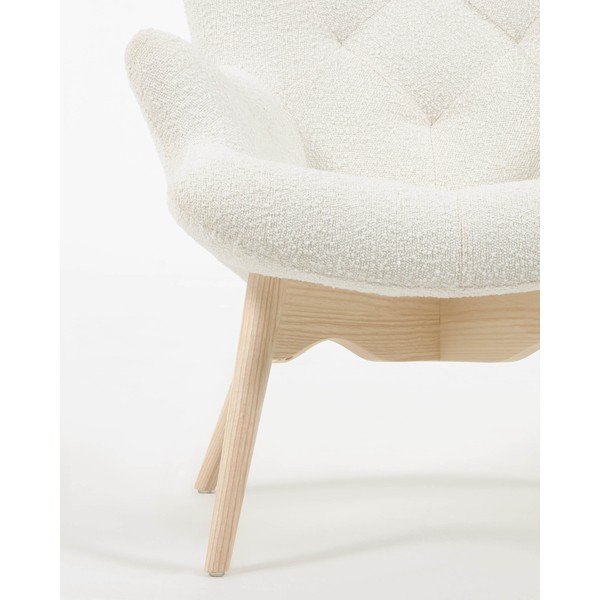 Biały fotel Kody − Kave Home-image-1