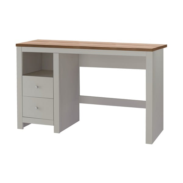 Biurko z blatem w dekorze dębu 50x120 cm Emerald – Støraa-image-2