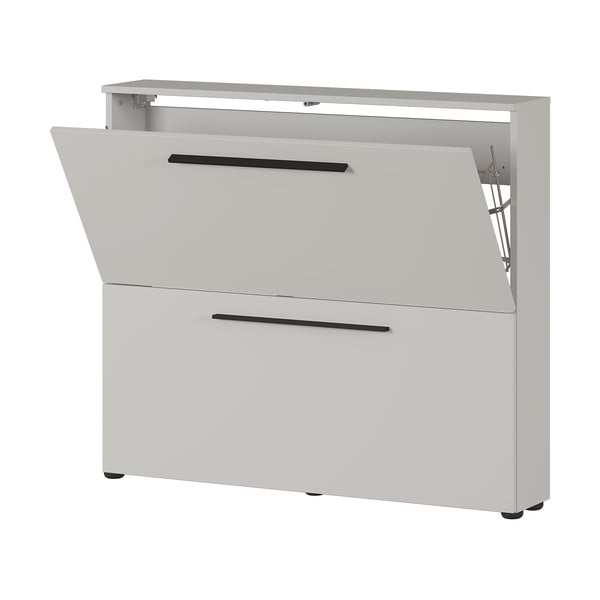 Szarobeżowa wisząca szafka na buty Utah – Germania-image-2