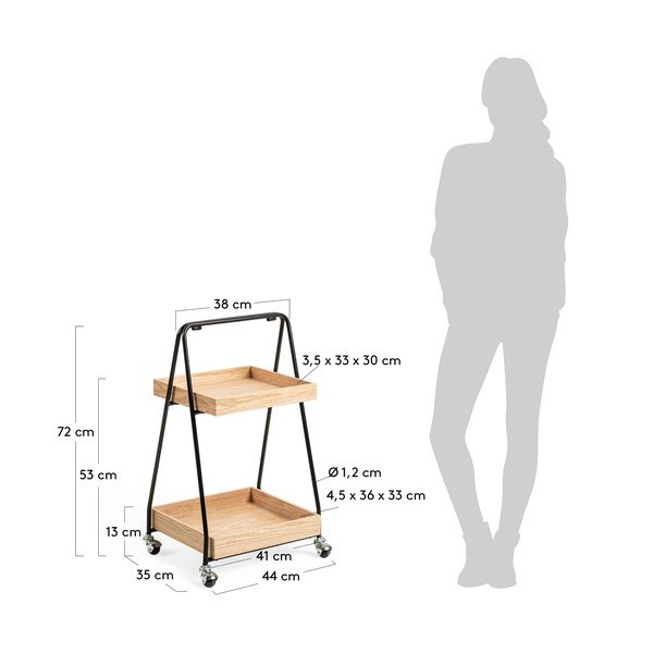 Stolik na kółkach La Forma Fortune-image-4