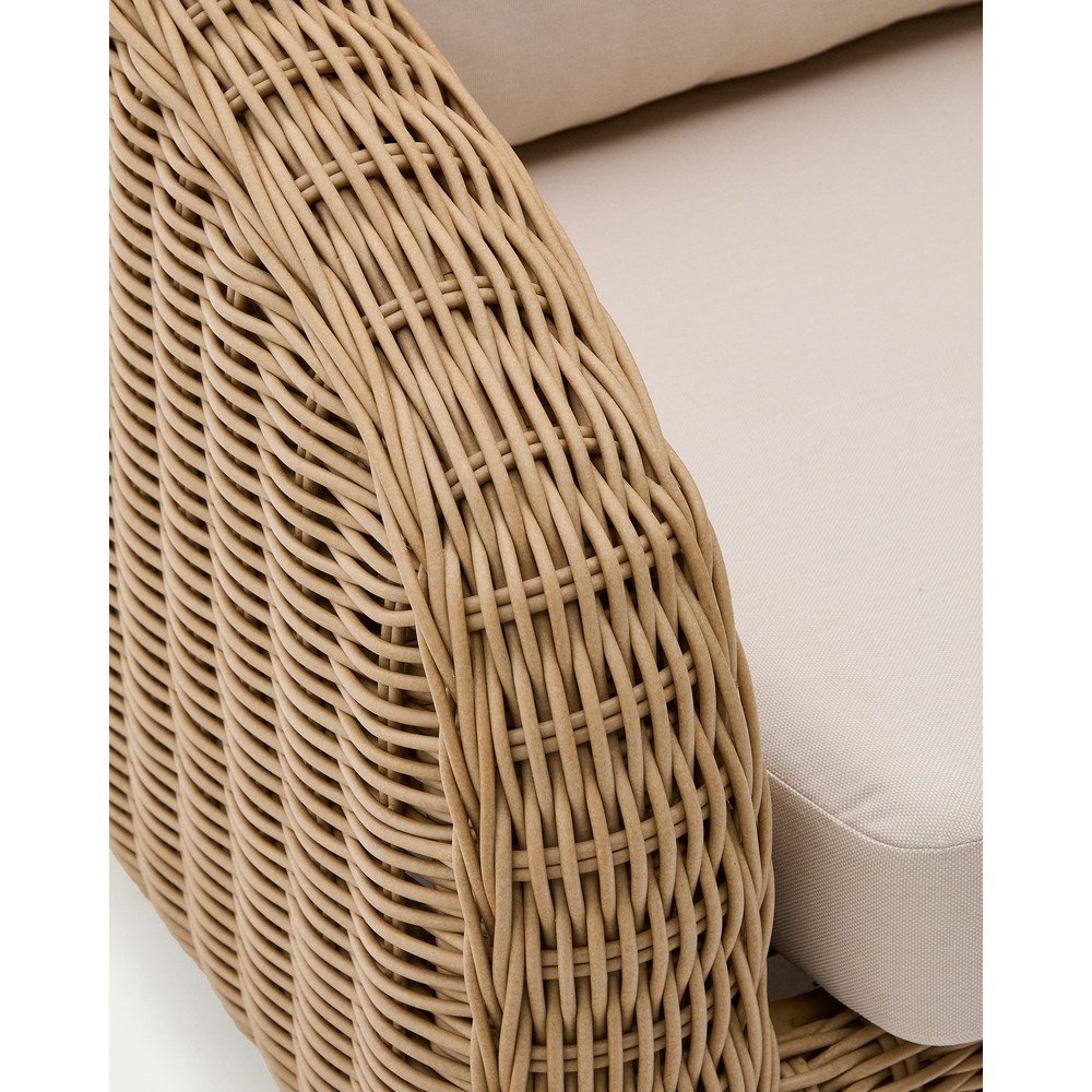 Beżowa/w naturalnym kolorze tapicerowana sofa ogrodowa Meria – Kave Home (zdjęcie 7)