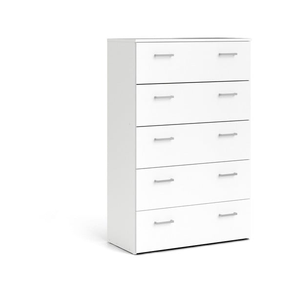 Biała wysoka komoda 74x115 cm Space – Tvilum-image-3