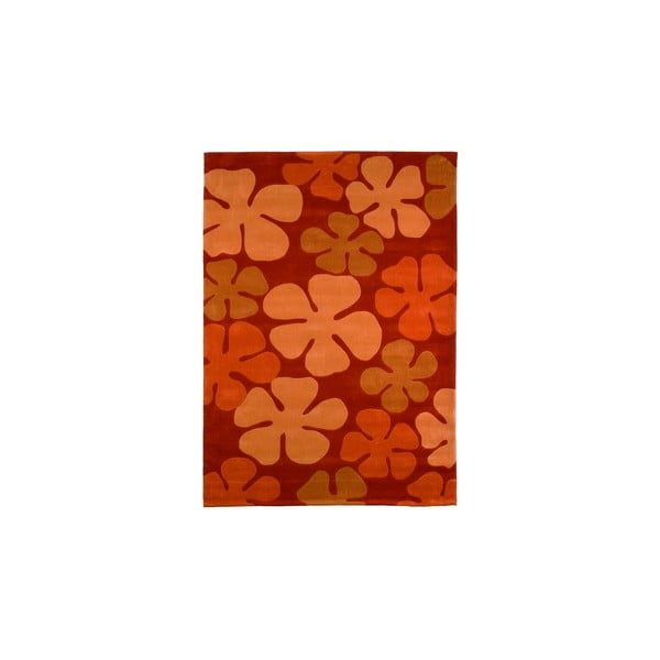 Dywan ręcznie tkany Calypso, 140x200 cm, pomarańczowy