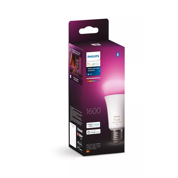 Inteligentna żarówka LED z gwintem E27, 15 W White and color ambiance – Philips Hue-image-1