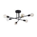 Czarna lampa sufitowa 64x64 cm Flower – Opviq lights