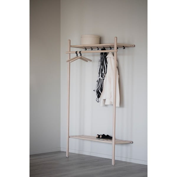 Naturalny zestaw do przedpokoju z litego drewna dębowego Milford – Rowico-image-2