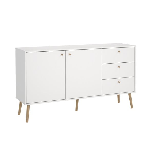 Biała niska komoda 149x82 cm Bodo – Tvilum-image-2