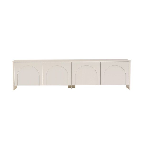 Kremowa szafka pod TV 180x45x32 cm Aurelia – Kalune Design-image-3