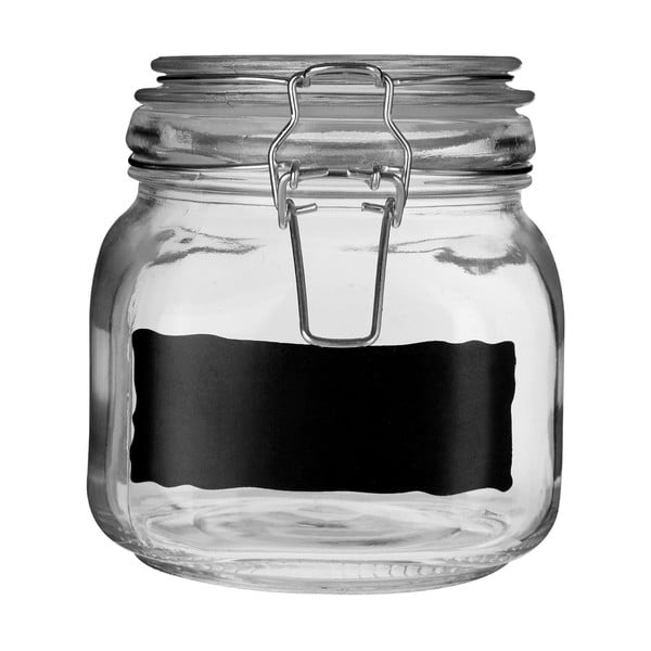 Szklany słoik z etykietą kredową Premier Housewares, 900 ml