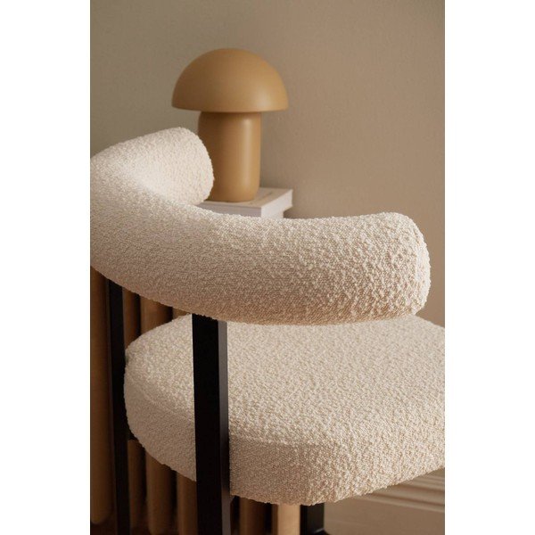 Czarno-biały tapicerowany hoker (wysokość siedziska 66 cm) Parie – Ellos Home-image-2