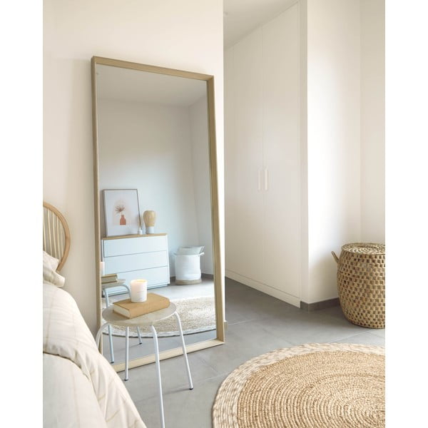 Lustro ścienne 80x180 cm Nerina Natural – Kave Home-image-2