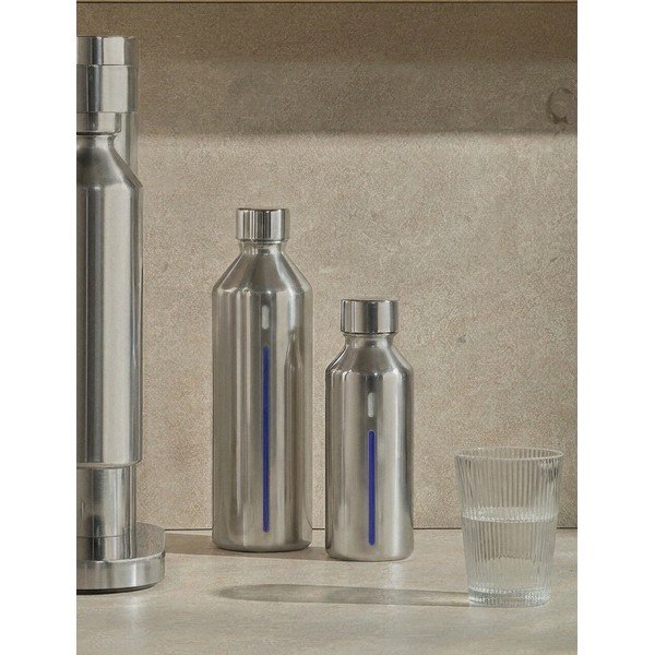 Butelka do saturatora ze stali nierdzewnej w kolorze srebra Brus – Stelton-image-3